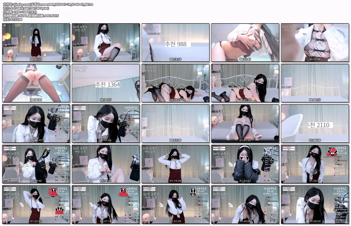 图片[1]-【JINRICP主播】莱娜-moem9e9-(♔레나) 个人直播（20240714）（5V/20.5G） - Jinricp-Jinricp韩国女团中文资源站|中文字幕|BJ主播|PandaTV|直播|免费下载