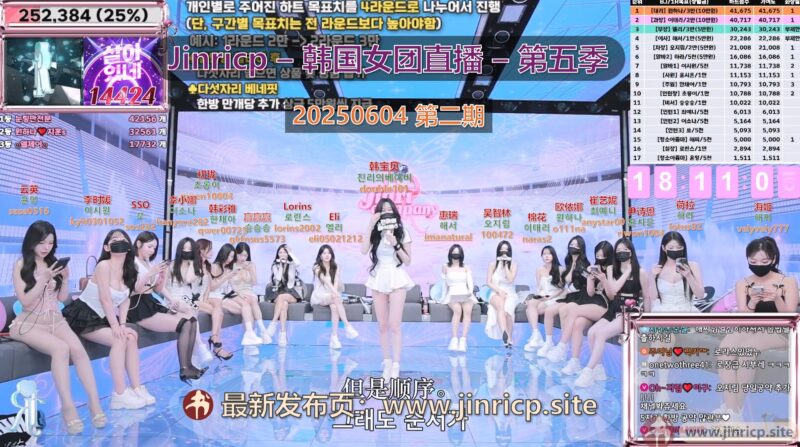 【Jinricp第五季】2025.06.04 三千万赏金之战（第二期）-Jinricp韩国女团中文资源站|中文字幕|BJ主播|PandaTV|直播|免费下载