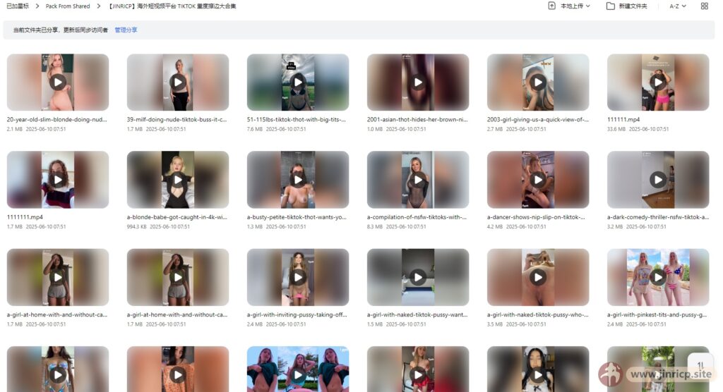 【JINRICP】海外短视频平台 TIKTOK 重度擦边大合集（19.4GB2149V,评论看图片视频！！！ - Jinricp韩国女团中文资源站|中文字幕|BJ主播|PandaTV|直播|免费下载-Jinricp韩国女团中文资源站|中文字幕|BJ主播|PandaTV|直播|免费下载