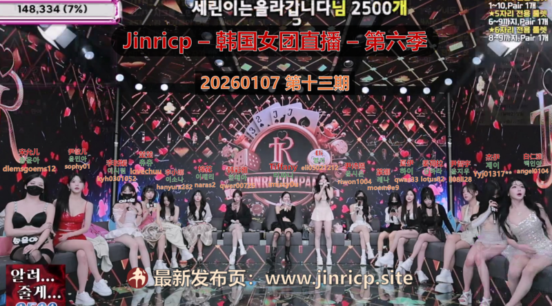 【Jinricp第六季】2026.01.07 金康贡献奖日(第十三期)-Jinricp韩国女团中文资源站|中文字幕|BJ主播|PandaTV|直播|免费下载